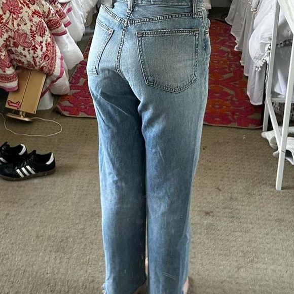 RAG & BONE HIGH RISE STRAIGHT JEANS - Picture 4 of 4